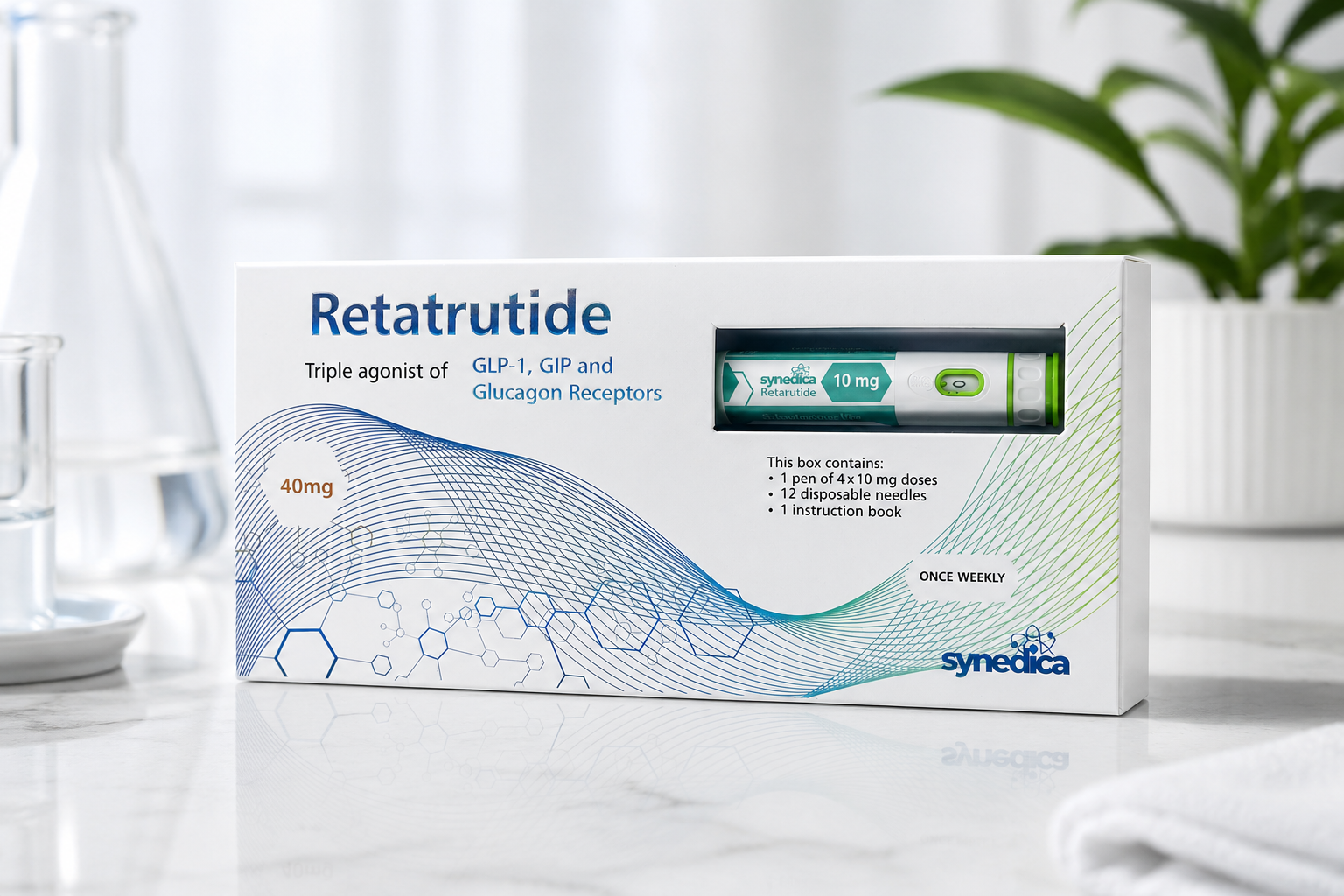 NEXA retatrutide 40 mg pre-filled pen box