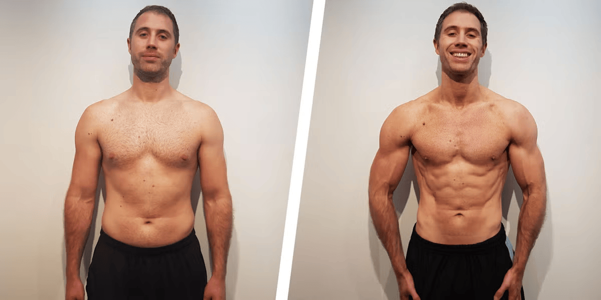 NEXA Retatrutide antes y después, resultado de pérdida de peso 7 (-15 kg · 110 días)