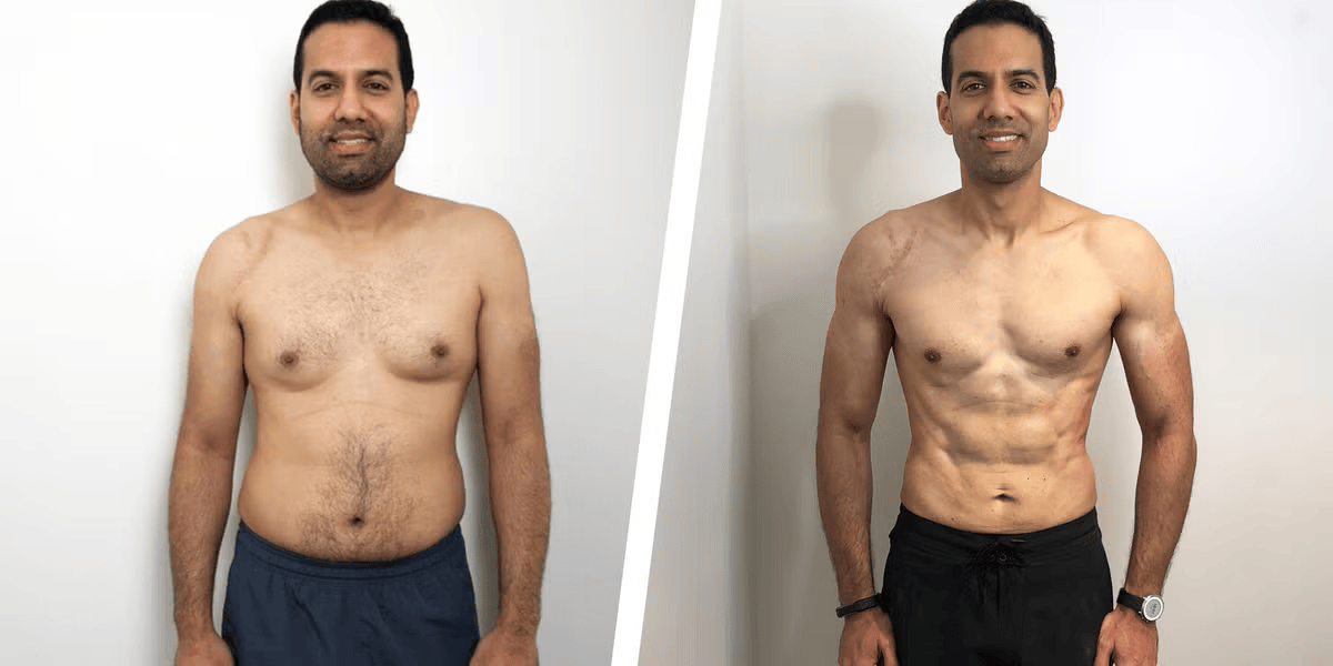 NEXA Retatrutide antes y después, resultado de pérdida de peso 5 (-16 kg · 90 días)