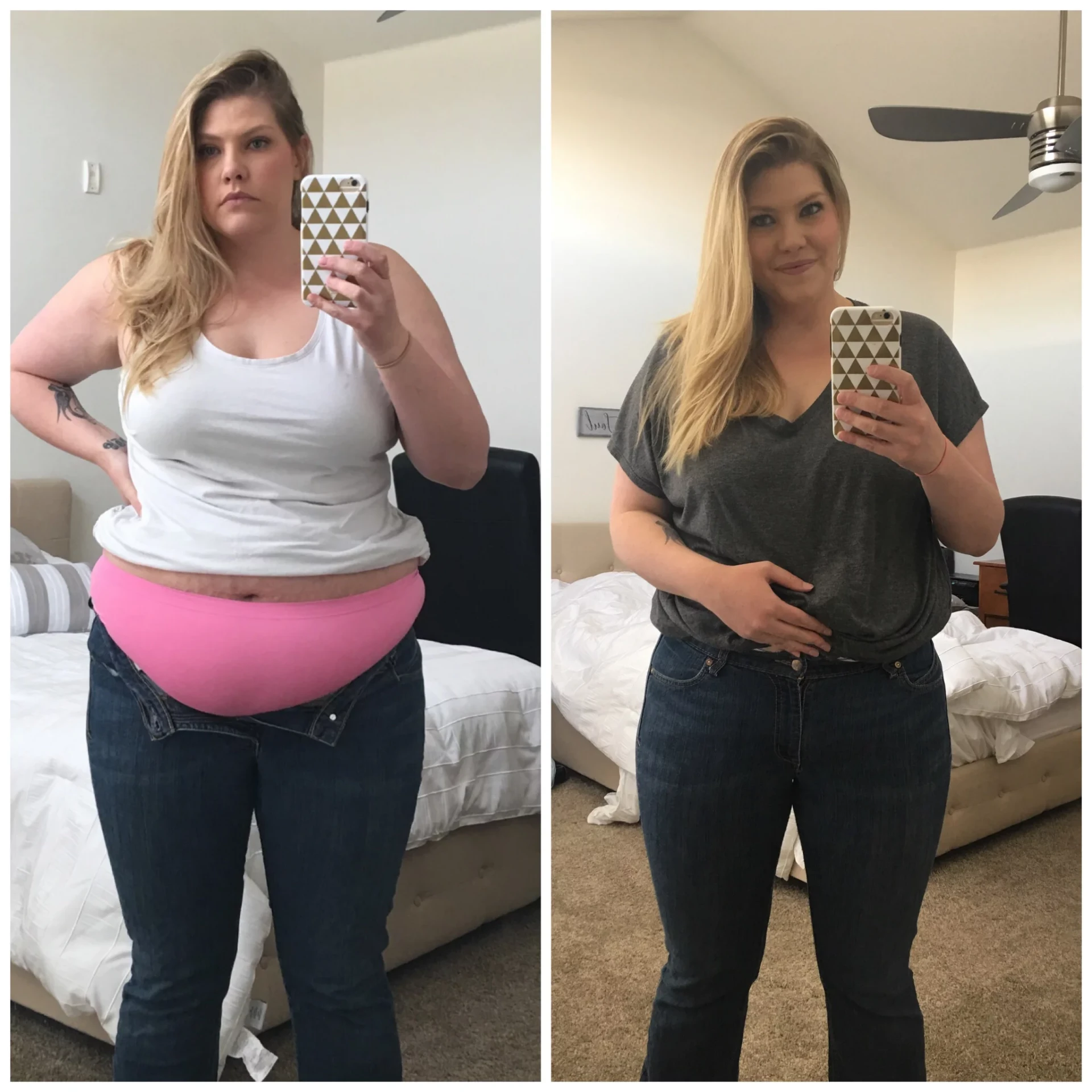 NEXA Retatrutide antes y después, resultado de pérdida de peso 4 (-18 kg · 90 días)