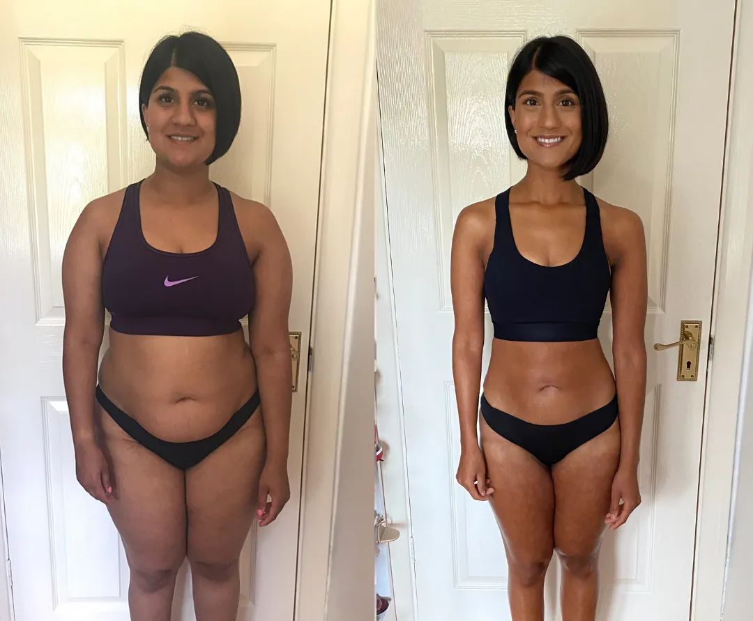 NEXA Retatrutide antes y después, resultado de pérdida de peso 2 (-17 kg · 120 días)
