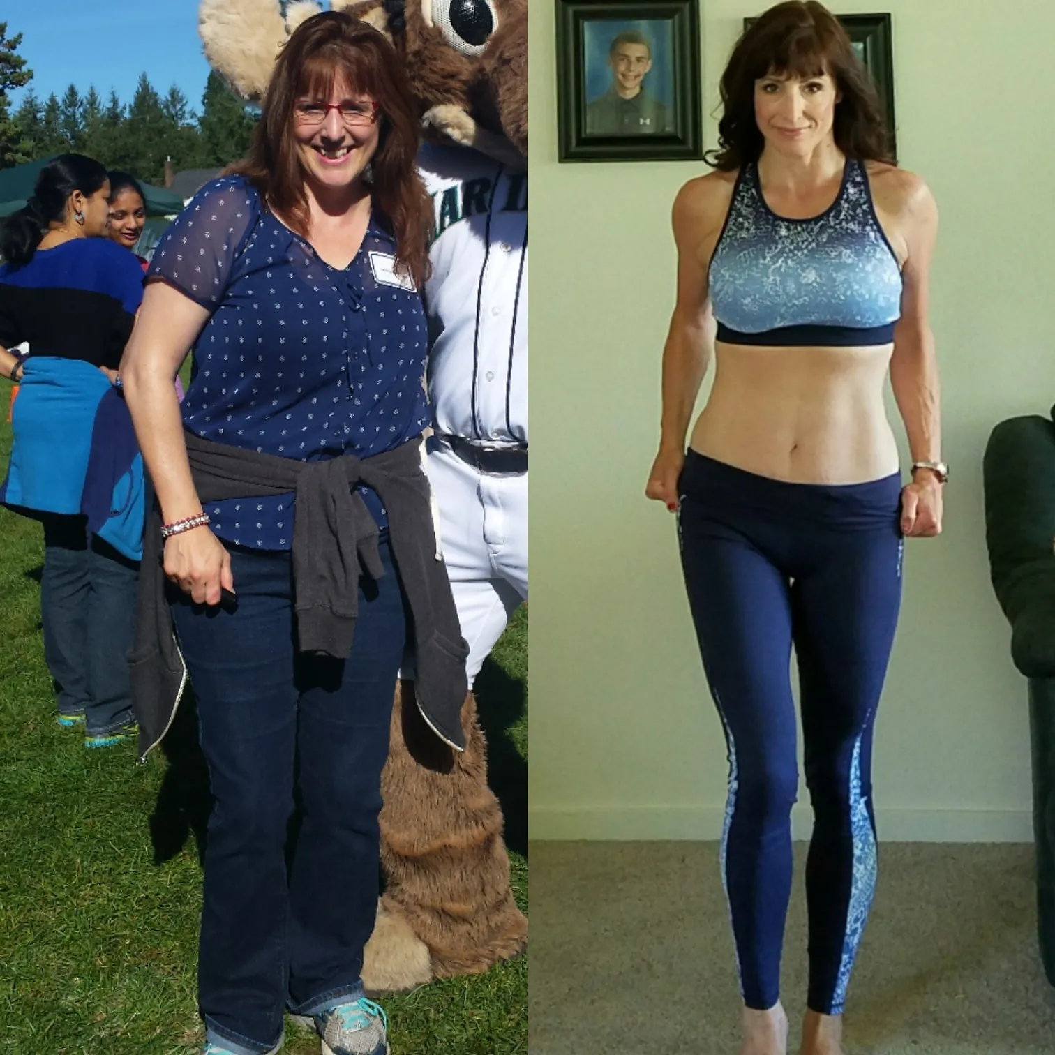 NEXA Retatrutide antes y después, resultado de pérdida de peso 6 (-16 kg · 120 días)